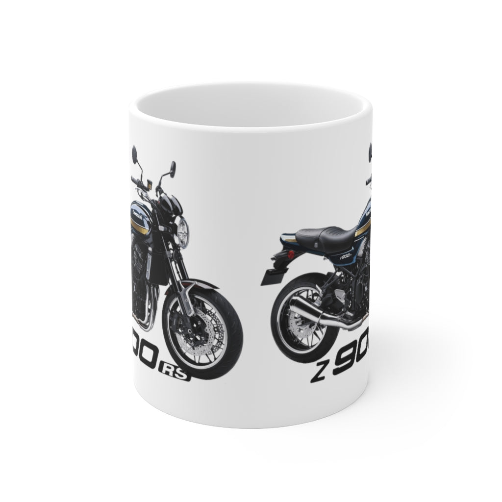 Z900 RS Kawasaki Candytone Blue Ceramic Mug 11oz